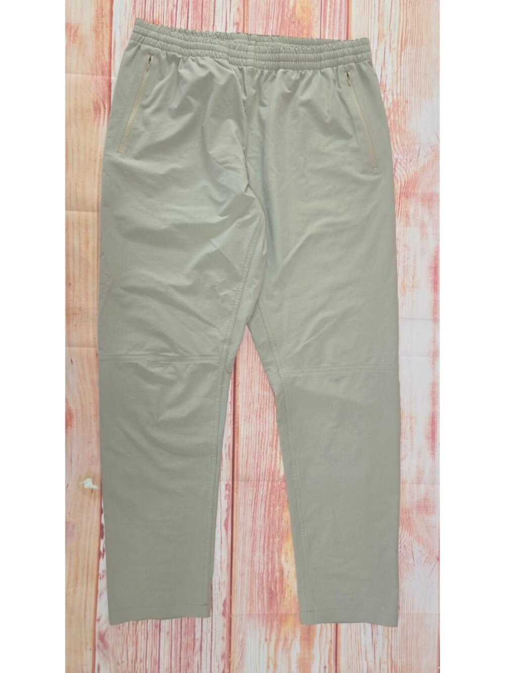 Outdoor Voices Beige Lightweight Stretch Jogger Pants Large